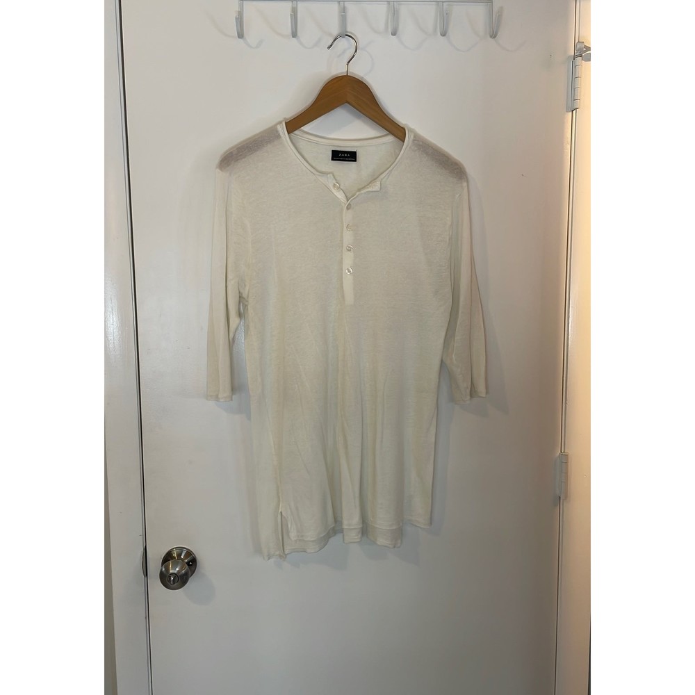 Zara Henley top size XL